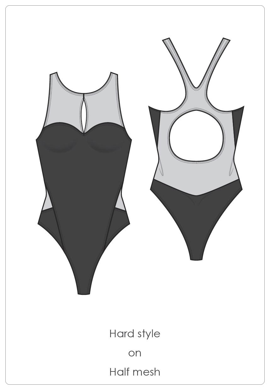 Poolsider swimsuit style PS-OP-20-001